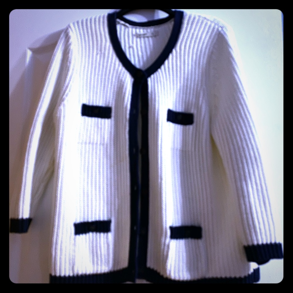 Button down sweater